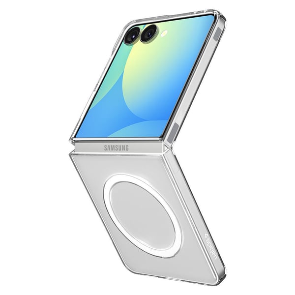 Spigen Air Skin (MagFit) mobiltelefon etui 17,5 cm (6.9") Cover Transparent, Hvid