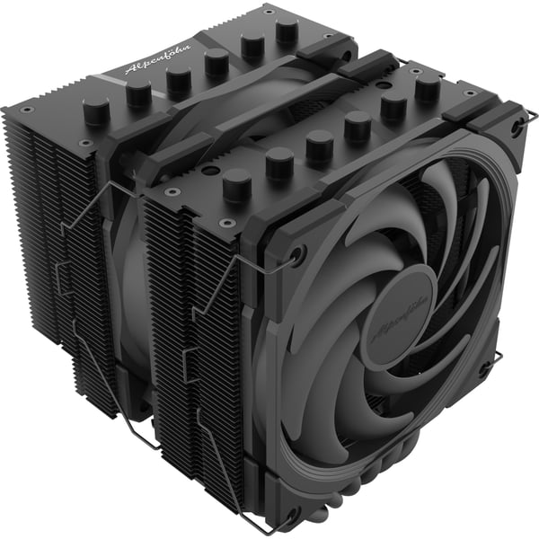 Miniatyrbillede 15 af 15: Alpenföhn Brocken 4 Max Processor Luftkøler 12 cm Sort 1 stk