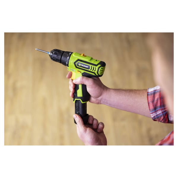 Miniatyrbild 7 av 10: Fieldmann FDV 10252-A borr 1350 RPM Svart, Grön
