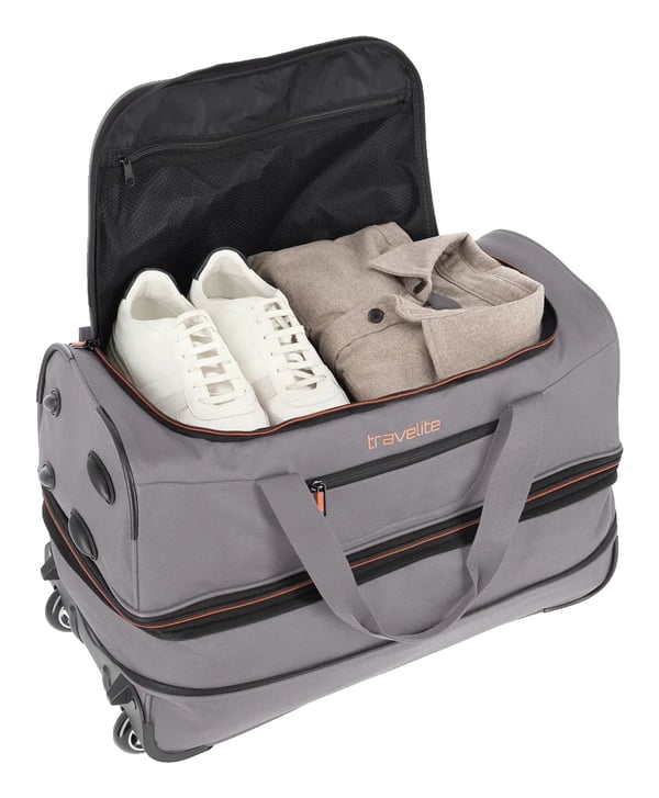 Miniatyrbillede 2 af 6: Travelite Basics Trolley Blød skal Grå 51 L Polyester
