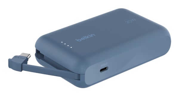 Pikkukuva 1 / 6: Belkin BPB021HQBL akku- ja paristolaturi 10000 mAh Sininen