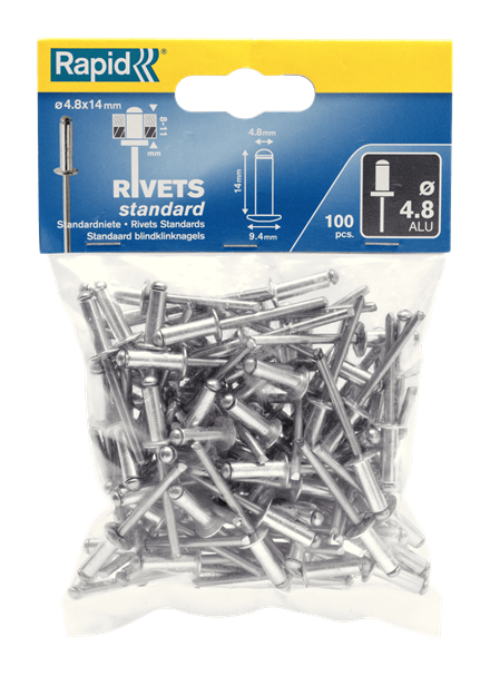 Rapid standardnitte Ø 4,8 x 14 mm