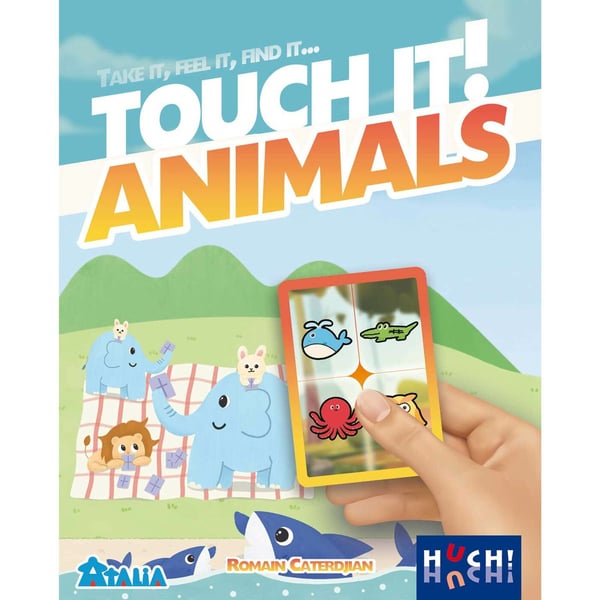 Miniatyrbild 4 av 5: HUCH! TOUCH IT Animals Kortspel Familj