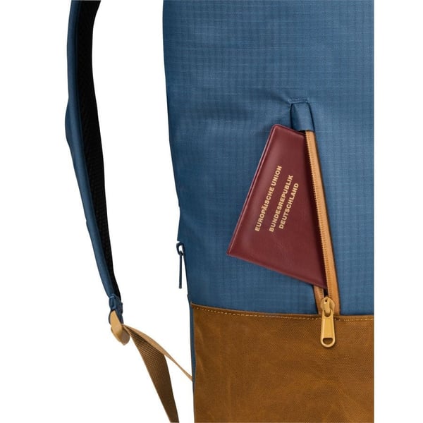 VAUDE CityGo 18 Daypack reppu Arkireppu Sininen, Ruskea Polyuretaani (PU), Polyesteri