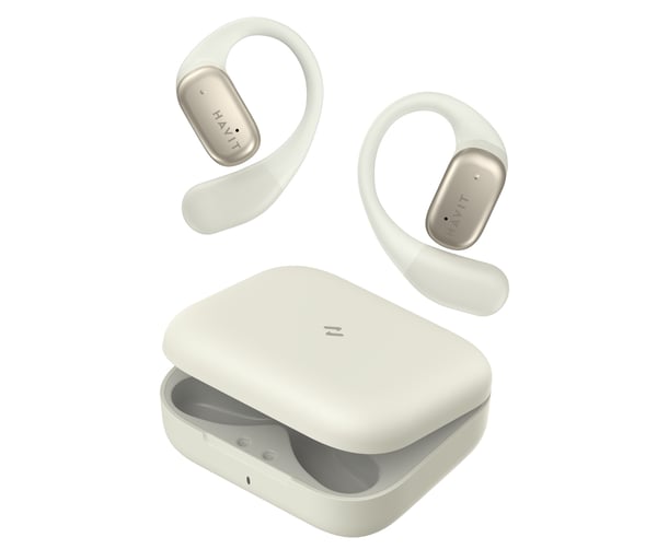 Miniatyrbillede 2 af 7: Havit OWS902 (Grey) Hovedtelefoner True Wireless Stereo (TWS) Ørekrog Opkald/musik Bluetooth Grå