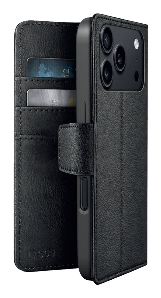 SBS Classic Mag Book mobiltelefon etui 16 cm (6.3") Folie Sort SBS Classic Mag Book mobiltelefon etui 16 cm (6.3") Folie Sort