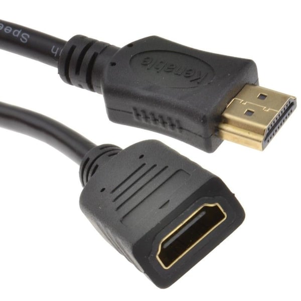 kenable 002008 HDMI-kaapeli 3 m HDMI-tyyppi A (vakio) Musta kenable 002008 HDMI-kaapeli 3 m HDMI-tyyppi A (vakio) Musta