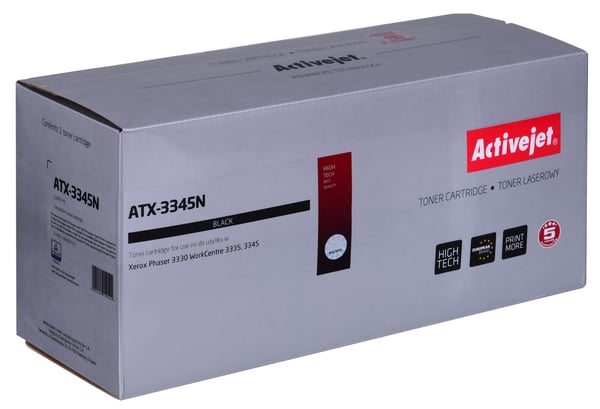 Activejet ATX-3345N värikasetti 1 kpl Yhteensopiva Musta