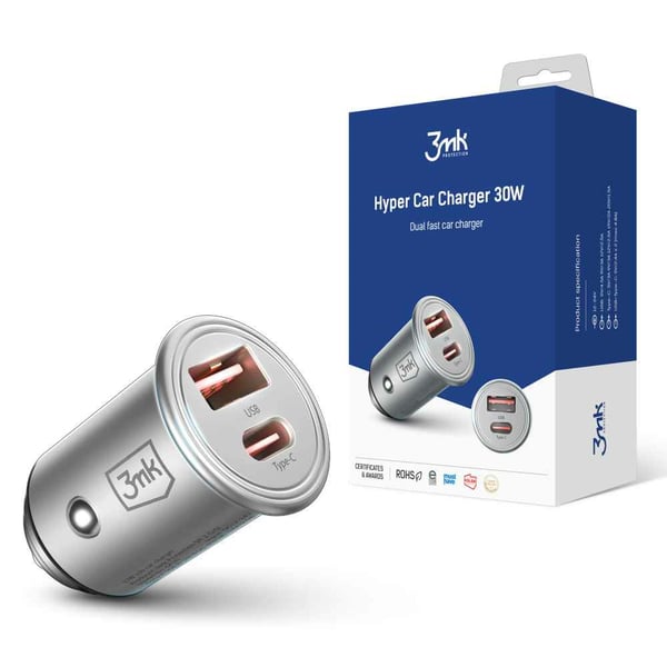 Miniatyrbillede 1 af 8: 3MK Hyper Car Charger