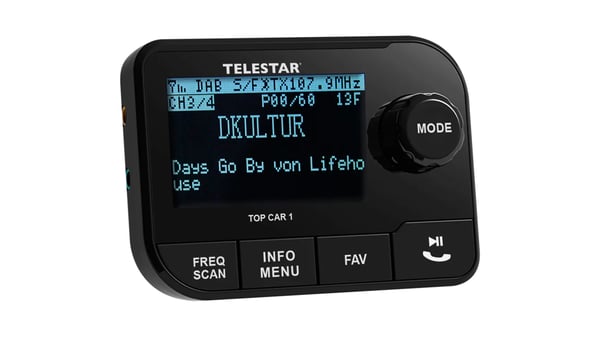 Pikkukuva 1 / 3: Telestar 5100001 radio Auto Digitaalinen Musta