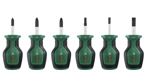 Bosch 1 600 A03 2UK Sæt Lige skruetrækker