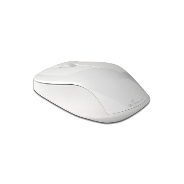 MediaRange MROS106 tangentbord Mus inkluderad Hem RF Trådlös QWERTZ tyska Silver, Vit