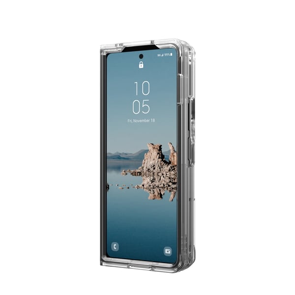 Miniatyrbillede 9 af 9: UAG Plyo Pro - beskyttelsescover til Samsung Galaxy Fold 5 med indbygget magnetisk modul (ice-silver)
