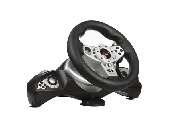 NanoRS RS700 spelkonsoler Svart, Silver USB Ratt Analog / Digital Android, Nintendo Switch, PC, PlayStation 4, Playstation 3, Xbox One