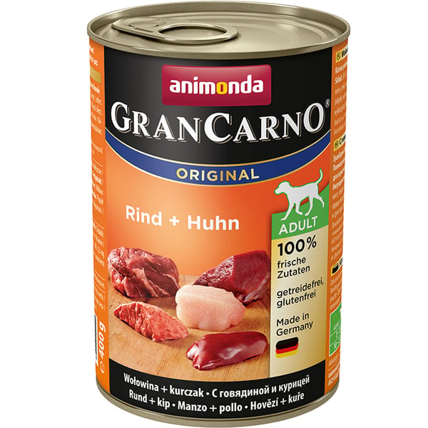 Pikkukuva 1 / 2: animonda GranCarno Original Naudanliha, Kana Aikuinen 400 g