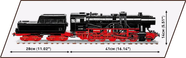 Miniatyrbillede 9 af 13: COBI DR BR 52 Steam Locomotive