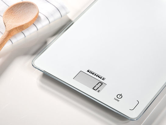 Soehnle Compact 300 Hvid Bordplade Firkant Elektronisk køkkenvægt
