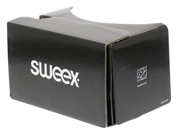 Pikkukuva 9 / 13: Sweex SWVR100 virtuaalilasit Älypuhelinpohjainen kypäränäyttö Musta