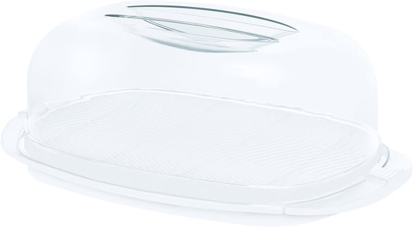 Miniatyrbild 3 av 3: Rotho Fresh Transparent, Vit Plast Rektangulär