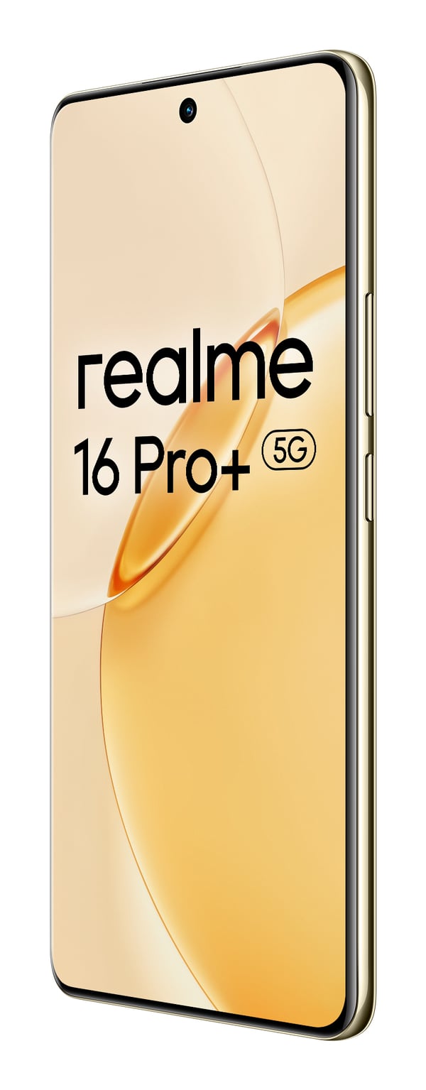 Miniatyrbild 4 av 9: realme 16 Pro+ 17,3 cm (6.8") 5G USB Type-C 8 GB 256 GB 7000 mAh Guld