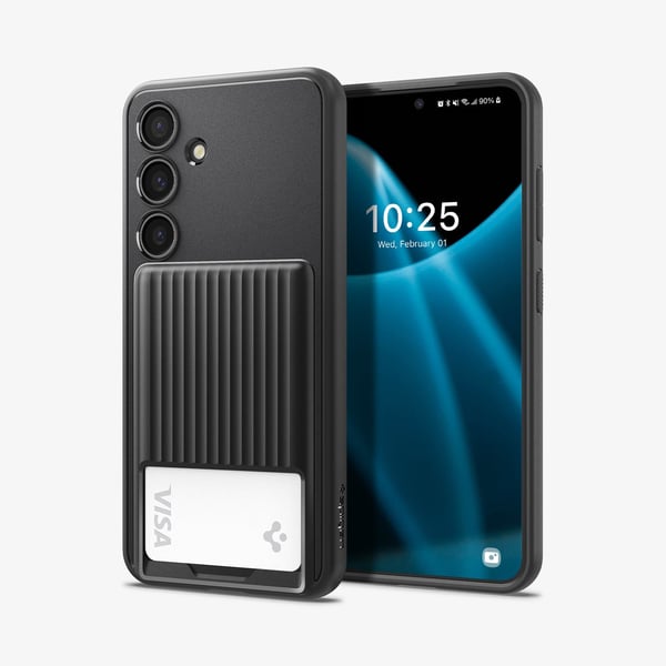 Spigen Liquid Slot mobiltelefon etui 17 cm (6.7") Cover Sort