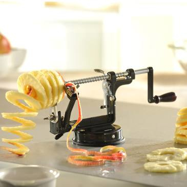 Miniatyrbild 2 av 2: GEFU 13560 grönsaksskalare Frukt- och grönsaker Mekanisk skalare Svart, Rostfritt stål