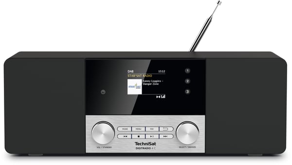 TechniSat DigitRadio 4 C Personal Digital Svart, Silver TechniSat DigitRadio 4 C Personal Digital Svart, Silver