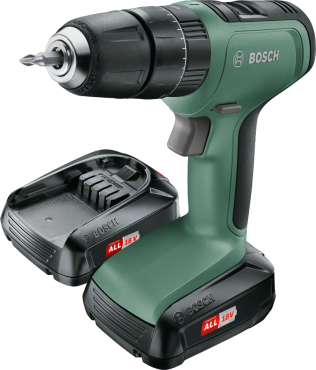 Bosch UniversalImpact 18 1350 rpm Nøglefri 1,3 kg Sort, Grøn