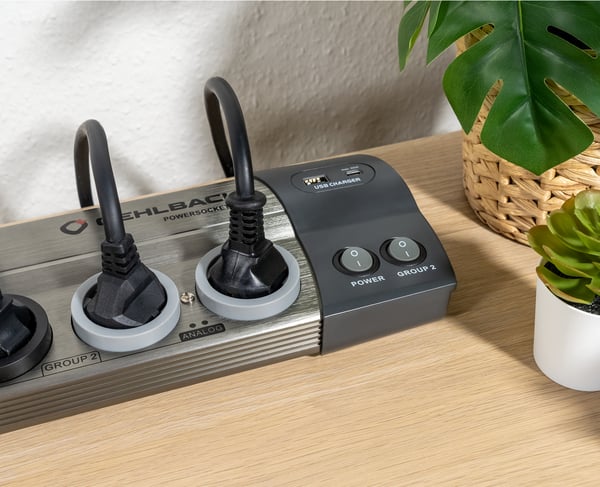 Miniatyrbillede 4 af 5: OEHLBACH Powersocket 907 MKII stikdåse 8 AC stikkontakt(er) Indendørs Anthracit