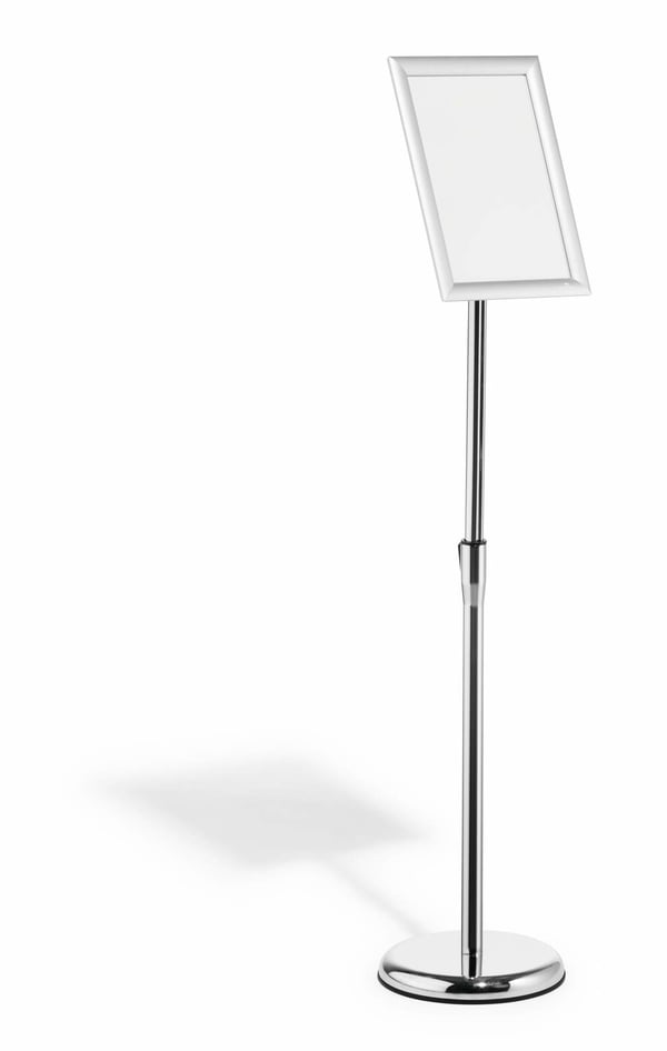 Miniatyrbillede 1 af 10: Durable 479823 skilteholder & informationsstativ A4 Aluminium, Plast, Stål Sølv