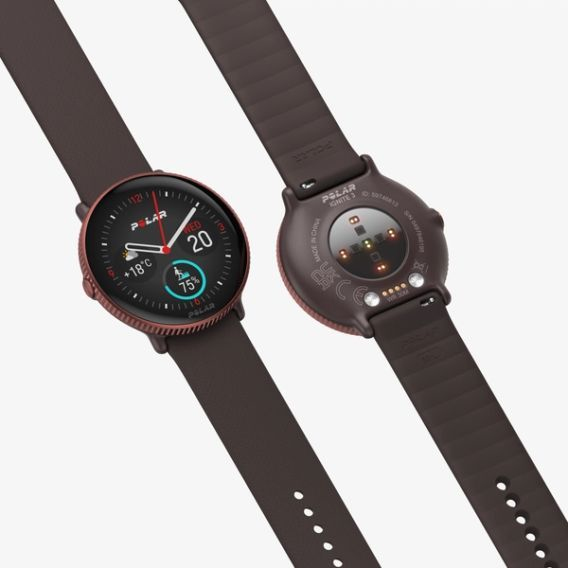 Miniatyrbillede 3 af 8: Polar Ignite 3 3,25 cm (1.28") AMOLED 43 mm Digital 416 x 416 pixel Berøringsskærm Brun GPS (satellit)