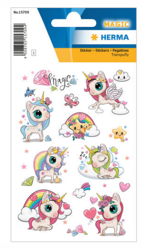 HERMA Enchanted Unicorn lasten tarra