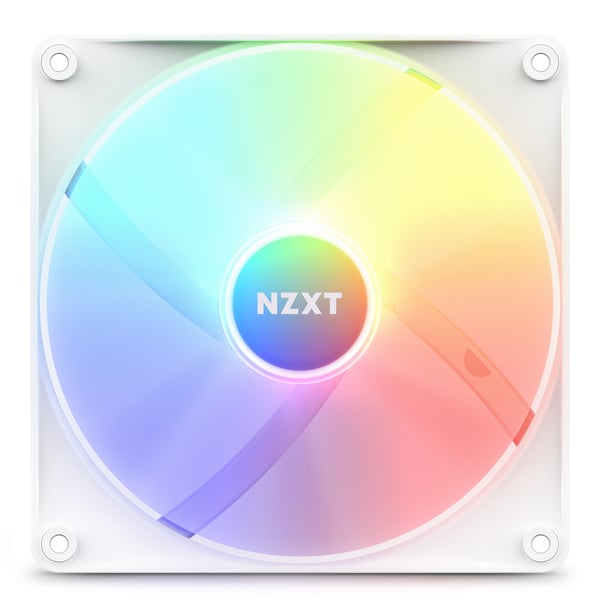 NZXT F140 RGB Core Tietokonekotelo Tuuletin 14 cm Valkoinen 1 kpl