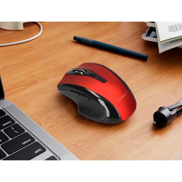 Miniatyrbillede 6 af 6: Q-CONNECT KF18068 mus Universel Ambidextrous RF trådløst Optisk