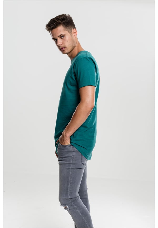 Urban Classics Shaped Long Tee T-shirt Crew neck Kort ærme Bomuld