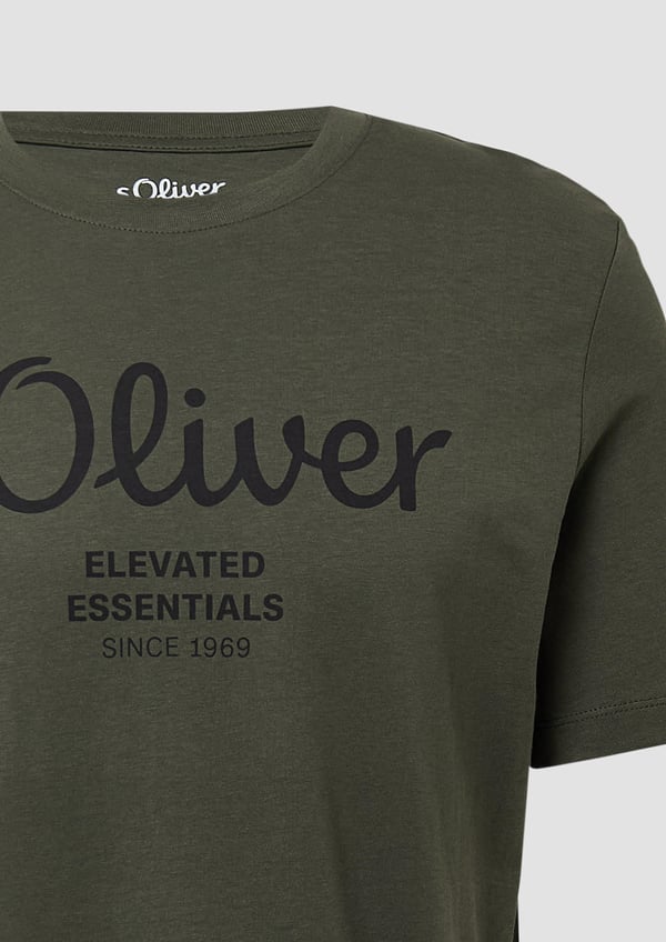 s.Oliver 2139909.79D1.XL skjorta och topp T-tröja Rund halsringning Kortärmad