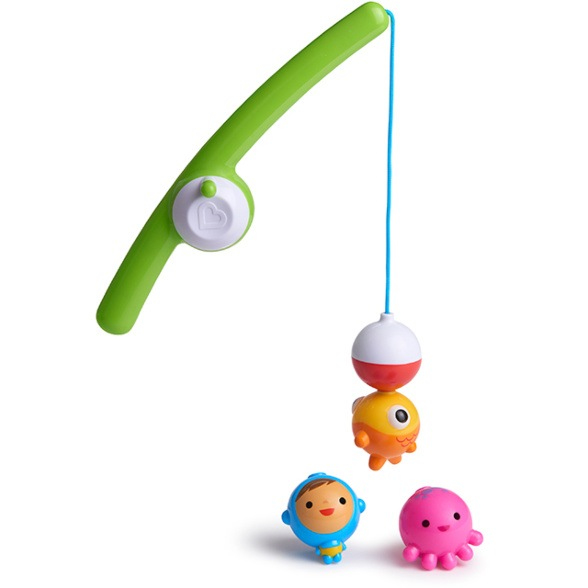 Miniatyrbillede 1 af 6: Munchkin Fishin’ Bath Toy Bade legetøj Blå, Orange, Lyserød, Gul