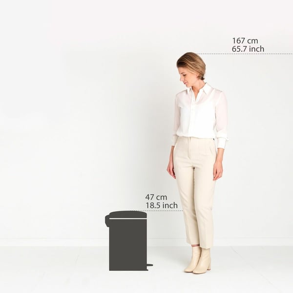 Brabantia 233920 papperkorgar 20 l Rund Stål Grön