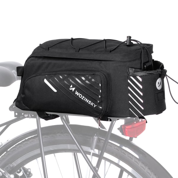 Wozinsky WBB22BK Sadel Cykeltaske 9 L Nylon Sort