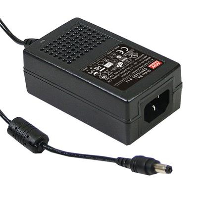 MEAN WELL GST25A24-P1J strømadapter og vekselret 25 W