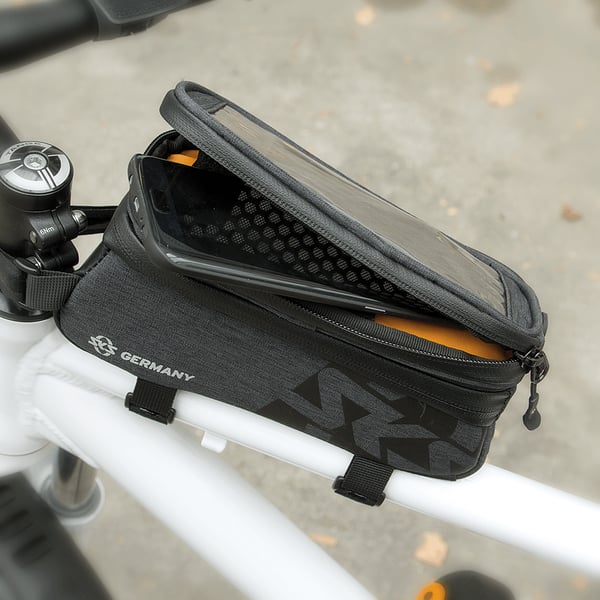 SKS TRAVELLER SMART Ramme Cykeltaske 1,3 L Polyester Sort, Grå