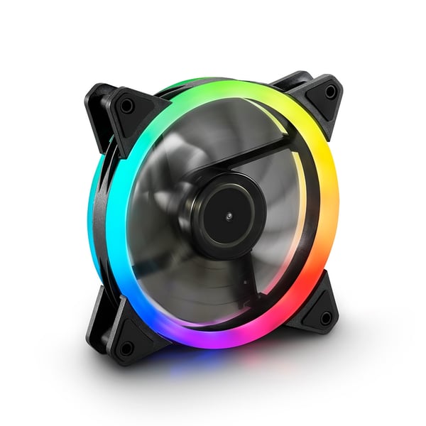 Miniatyrbillede 1 af 4: Sharkoon SHARK Blades RGB Computerkabinet Ventilator 12 cm