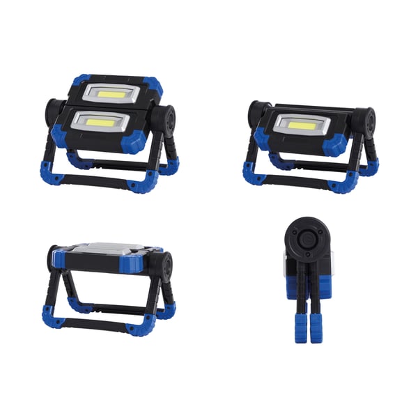 Pikkukuva 4 / 6: RealPower 463617 työvalaisin Musta, Sininen LED 10 W