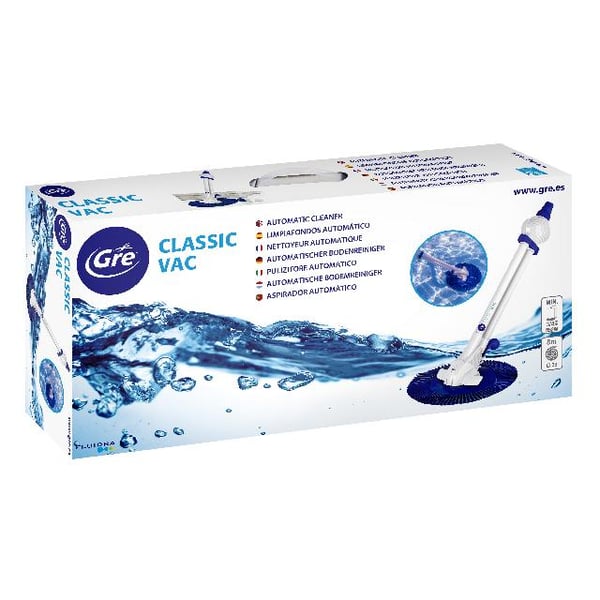 Miniatyrbild 3 av 8: Gre 19001 bassäng- och pooldammsugare Sugssidorengörare