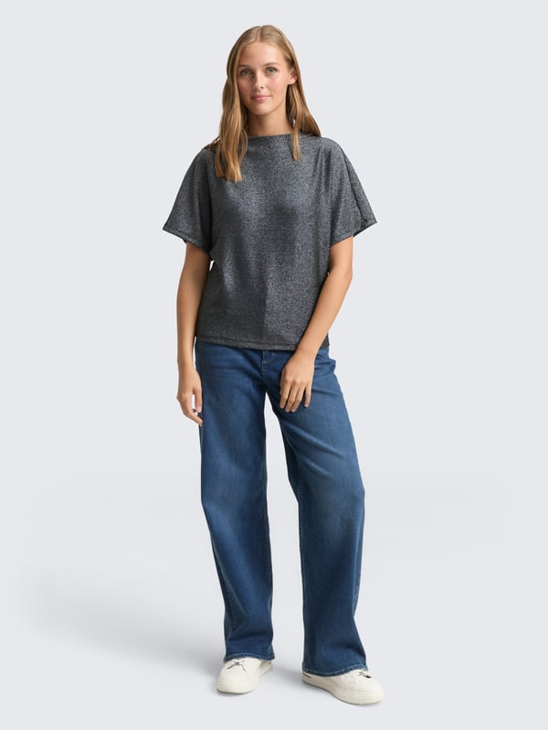 Tom Tailor 1050684_S skjorte & top T-shirt Kort ærme Polyamid