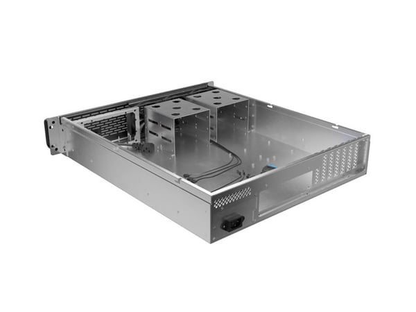 Lanberg SC01-5202-12B modulärt serverchassi Rack (2U) 0 GB