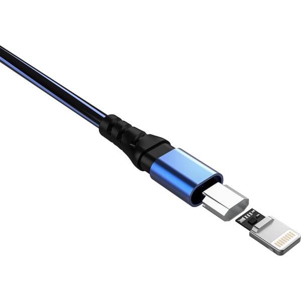 OEHLBACH D1C9321 USB-kabel USB 2.0 0,5 m USB A Lightning 0,48 Gbit/sek. Sort, Blå