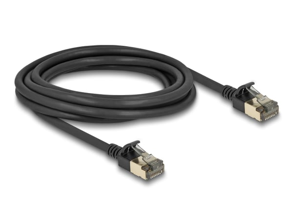 DeLOCK 80341 netværkskabel Sort 3 m Cat8.1 F/FTP (FFTP)