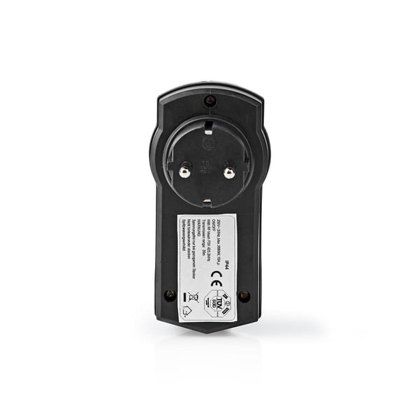 Miniatyrbillede 7 af 10: Nedis RFPOM120FBK smart stik 3680 W Sort, Grøn