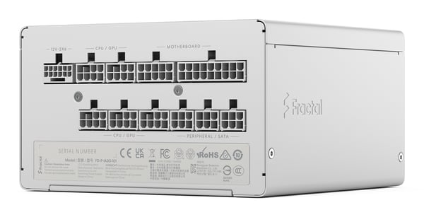 Fractal Design Ion 3 Gold 1000W virtalähdeyksikkö 24-pin ATX ATX Valkoinen